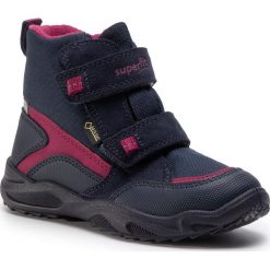 Śniegowce SUPERFIT - GORE-TEX 1-009235-8200 S Blau/Rot. Niebieskie śniegowce dziewczęce Superfit, bez zapięcia. Za 319,00 zł.