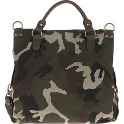 Torebki klasyczne damskie: Torebka „Clotilde” w kolorze khaki – 45 x 40 x 13 cm
