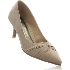 Czółenka bonprix brunatny. Pomarańczowe buty ślubne damskie marki bonprix, na obcasie. Za 109,99 zł.