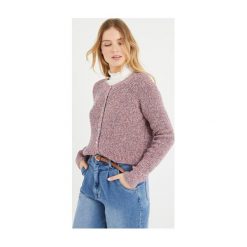 Sweter damski. Swetry damskie Promod, bez wzorów, z dzianiny, z długim rękawem, długie, bez kaptura. Za 139,90 zł.