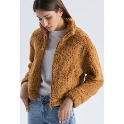 Rozpinana bluza z miękkim misiem - Brązowy. Pomarańczowe bluzy damskie rozpinane marki Cropp, s. Za 119,99 zł.