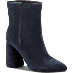 Botki EVA MINGE - Hellin 3F 18GR1372414ES 807. Niebieskie botki damskie na obcasie marki Eva Minge, ze skóry. W wyprzedaży za 359,00 zł.