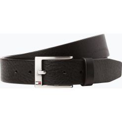 Tommy Hilfiger - Męski pasek skórzany – New Aly, czarny. Czarne paski męskie TOMMY HILFIGER, w paski. Za 179,95 zł.