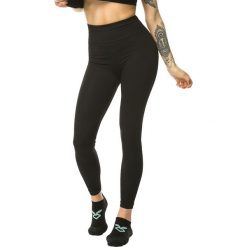 Cardio Bunny - Legginsy. Czarne spodnie damskie Cardio Bunny, xs, bez wzorów, z dzianiny. W wyprzedaży za 99,90 zł.