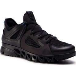 Trekkingi ECCO - Multi-Vent M GORE-TEX 88013452011 Black/Black/Olympian Blue. Czarne trapery męskie ecco, ze skóry, bez zapięcia. Za 749,00 zł.