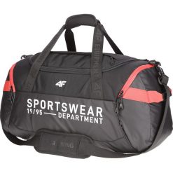 Torba sportowa TPU100 - głęboka czerń. Pomarańczowe plecaki męskie 4f, w paski, z gumy, sportowe. W wyprzedaży za 129,99 zł.