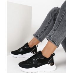 Czarne Sneakersy Rhaecine. Czarne sneakersy damskie Born2be. Za 109,99 zł.