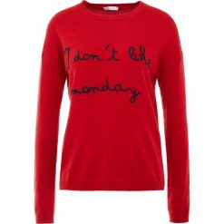 IBlues ELICA Sweter red. Czerwone bluzy damskie marki iBlues, xl, bez wzorów, z wiskozy, bez rękawów, bez kaptura. Za 789,00 zł.
