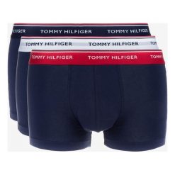 Tommy Hilfiger 3-pack Bokserki Niebieski. Niebieskie bokserki męskie TOMMY HILFIGER, bez wzorów, z elastanu. Za 206,95 zł.
