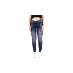 Jeansy slim fit Calvin Klein Jeans J20J209427. Niebieskie jeansy damskie Calvin Klein Jeans, bez wzorów, z jeansu. Za 530,43 zł.