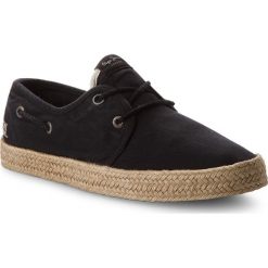 Espadryle męskie: Espadryle PEPE JEANS – Sailor Deck Twill PMS10231 Black 999