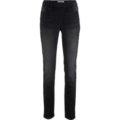 Wygodne jegginsy ze stretchem bonprix czarny. Czarne jeansy damskie bonprix. Za 79,99 zł.