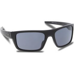 Okulary przeciwsłoneczne OAKLEY - Drop Point OO9367-0160 Matte Black/Grey. Czarne okulary przeciwsłoneczne męskie wayfarery marki Oakley, z tworzywa sztucznego. W wyprzedaży za 449,00 zł.
