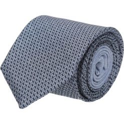 Krawat winman granatowy classic 204. Niebieskie krawaty męskie marki Recman, na co dzień, w geometryczne wzory, z bawełny. Za 129,00 zł.