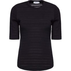 Bluzka Calvin Klein K20K201016. Czarne bluzki damskie Calvin Klein, l, bez wzorów, z bawełny, bez kołnierzyka, bez rękawów. W wyprzedaży za 189,00 zł.