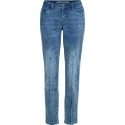 Dżinsy Boyfriend ze szczypankami bonprix niebieski "stone”. Niebieskie jeansy damskie bonprix. Za 129,99 zł.