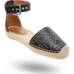 ESPADRYLE Emporio Armani. Czarne koturny damskie ze sprzączką. Za 475,00 zł.