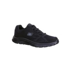Buty męskie do szybkiego marszu Flex Advantage w kolorze czarnym. Czarne buty sportowe męskie Skechers, bez zapięcia, trekkingowe. Za 219,99 zł.