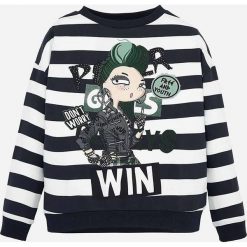 Mayoral - Bluza dziecięca 128-167 cm. Niebieskie bluzy dziewczęce Mayoral, bez wzorów, z elastanu, bez rękawów, bez kaptura. Za 125,90 zł.