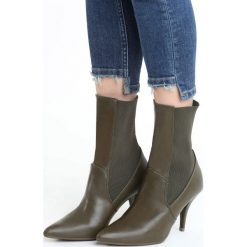 Buty: Zielone Botki Conviviality