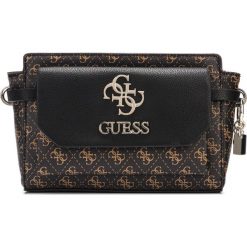 Guess Esme Cross body bag Czarny Brązowy. Pomarańczowe torebki klasyczne damskie Guess, w paski, z poliesteru, bez dodatków. Za 505,95 zł.