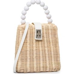 Torebka DEEZEE - EMC1963 White. Brązowe torebki klasyczne damskie DeeZee, bez wzorów, z tworzywa sztucznego, klasyczne, bez dodatków. Za 149,99 zł.