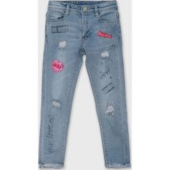 Blukids - Jeansy dziecięce 104-134 cm. Niebieskie jeansy dziewczęce Blukids, bez wzorów, z elastanu. Za 99,90 zł.