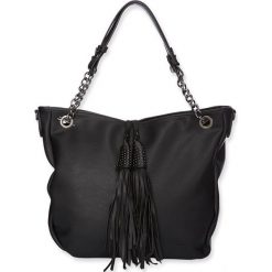 Torebki klasyczne damskie: Torebka „Pise” w kolorze czarnym – 31 x 29 x 13 cm