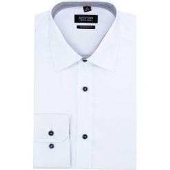 Koszula bexley 2521 długi rękaw custom fit biały. Białe koszule męskie na spinki Recman, m, z bawełny, z klasycznym kołnierzykiem, z długim rękawem. Za 139,00 zł.