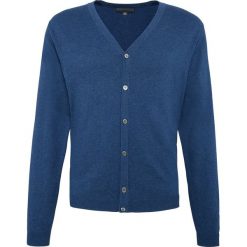 Finshley & Harding - Sweter męski – Pima-Cotton/Kaszmir, niebieski. Niebieskie swetry rozpinane męskie marki Finshley & Harding, m, z bawełny. Za 259,95 zł.