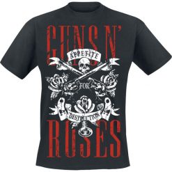 T-shirty męskie z nadrukiem: Guns N' Roses Appetite For Destruction T-Shirt czarny