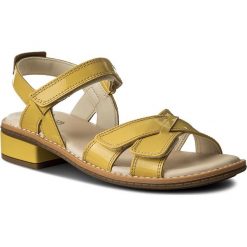Sandały dziewczęce: Sandały CLARKS – Darcy Charm 261329336 Yellow Patent