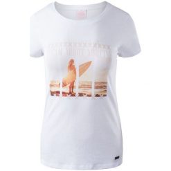 Aqua Wave Koszulka Damska Whisper Wmns White Xl. Białe bluzki sportowe damskie Aqua Wave, na lato, xl, z nadrukiem, z bawełny, bez kołnierzyka, z krótkim rękawem, krótkie, bez kaptura. W wyprzedaży za 69,00 zł.