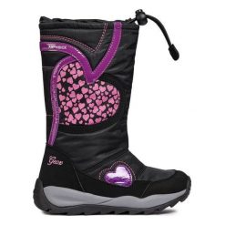 Geox Buty Zimowe Dziewczęce Orizont 27, Czarny. Czarne buty dziewczęce zimowe marki Geox, bez zapięcia. Za 389,00 zł.