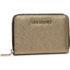 Duży portfel damski LOVE MOSCHINO JC5558PP16LQ0901. Żółte portfele damskie Love Moschino, bez wzorów. W wyprzedaży za 249,00 zł.