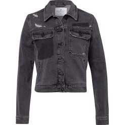 Kurtka dżinsowa - Regular fit - w kolorze ciemnoszarym. Szare płaszcze damskie Cross Jeans, l, bez wzorów, bez kaptura. W wyprzedaży za 120,95 zł.