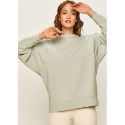 Answear - Bluza. Zielone bluzy damskie ANSWEAR, s, bez wzorów, z bawełny, bez rękawów, bez kaptura. W wyprzedaży za 74,90 zł.