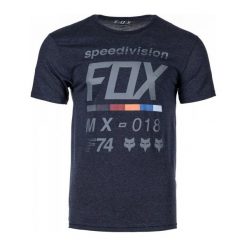 T-shirty męskie: FOX T-Shirt Męski Draftr Ss Tech Xxl Niebieski