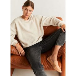 Mango - Bluza Wool. Czarne bluzy damskie Mango, s, bez wzorów, z elastanu, bez rękawów, bez kaptura. Za 119,90 zł.