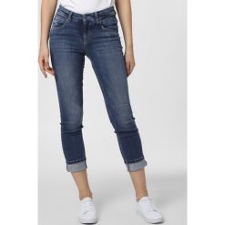 Cambio - Jeansy damskie – Pina Short, niebieski. Niebieskie jeansy damskie Cambio. Za 589,95 zł.