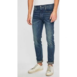 G-Star Raw - Jeansy 3301. Niebieskie jeansy męskie G-Star RAW, bez wzorów, retro. W wyprzedaży za 379,90 zł.