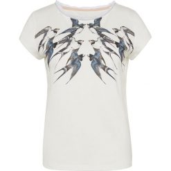 T-shirty damskie: Marc Cain Collections – T-shirt damski, beżowy