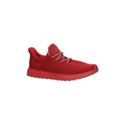 Buty sportowe męskie: Buty Casu Czarwone buty sportowe sznurowane WH28-5