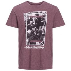 Jack&Jones Męskie Jorcitynew Tee Ss Crew Neck Port Royale (Rozmiar S). Szare koszulki męskie marki Jack&Jones, s, bez wzorów, bez kołnierzyka, bez rękawów. W wyprzedaży za 54,00 zł.