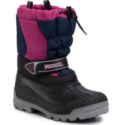 Śniegowce MEINDL - Snowy 3000 7795 Brombeer/Blau 81. Czarne śniegowce dziewczęce MEINDL, bez zapięcia. W wyprzedaży za 259,00 zł.