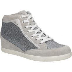 Sneakersy zamszowe na koturnie igi&co 7782. Szare koturny damskie Igi co, ze skóry. Za 529,99 zł.