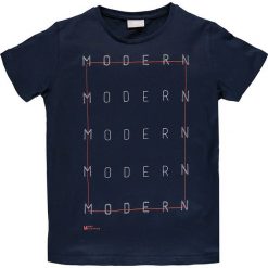 Mek - T-shirt dziecięcy 122-128 cm. Niebieskie t-shirty chłopięce Mek, z nadrukiem, z bawełny, bez rękawów. W wyprzedaży za 69,90 zł.