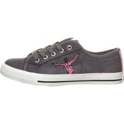 Sneakersy w kolorze antracytowym. Szare trampki i tenisówki damskie Chiemsee, bez wzorów, na sznurówki. W wyprzedaży za 98,95 zł.