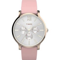 Timex - Zegarek TW2T74300. Różowe zegarki damskie Timex, z mosiądzu. Za 399,90 zł.
