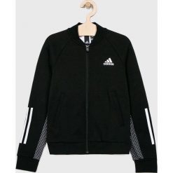 Adidas Performance - Bluza 140-170 cm. Czarne bluzy chłopięce adidas Performance, bez wzorów, z elastanu, bez rękawów, bez kaptura. W wyprzedaży za 129,90 zł.